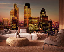 MUR448M London Neutral Mural Medium by Origin Murals