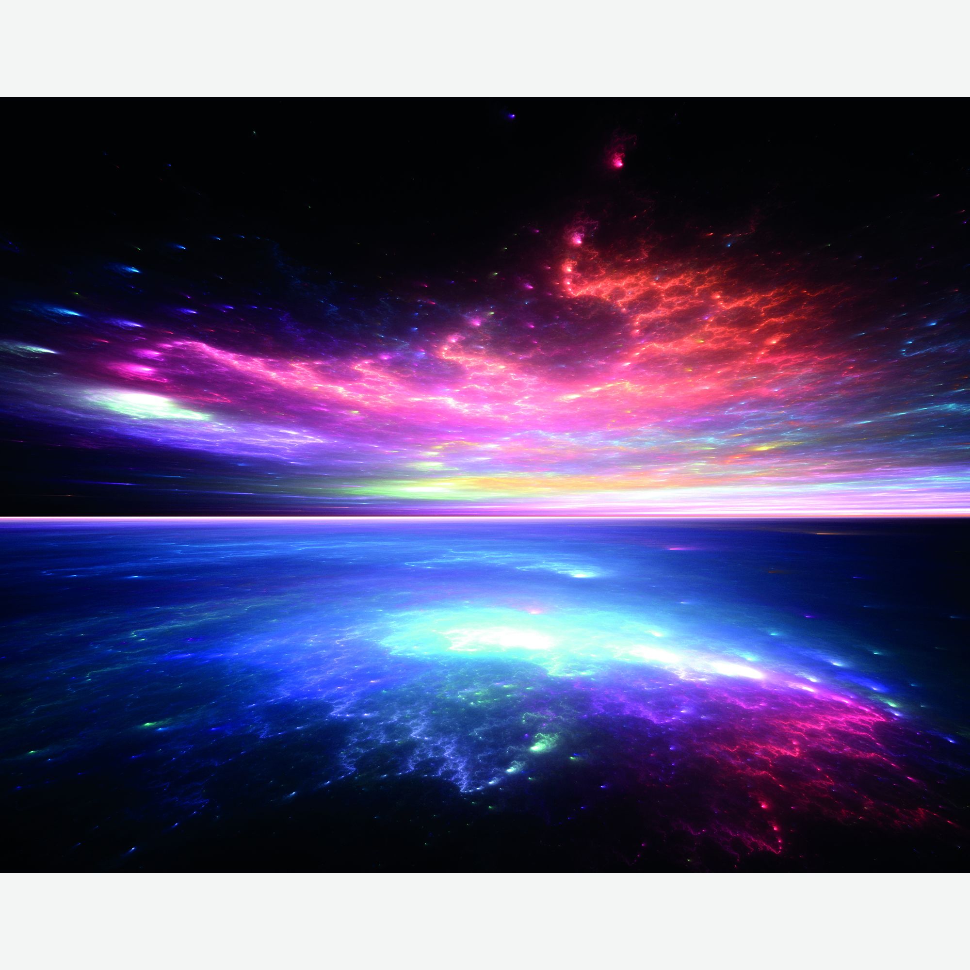 MUR449L Electric Storm Black Mural Large by Origin Murals