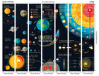 MUR450L Scientific Universe Black Mural Large by Origin Murals