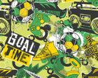 Games Splash Green Mix Mural (Medium) by Origin Murals