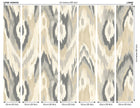 MUR421L Watercolour Ikat Stone And Linen Mural Large by Origin Murals