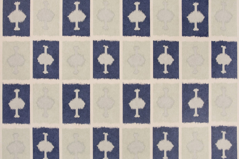 Ozone Cobalt Wallpaper by Christopher Farr Cloth