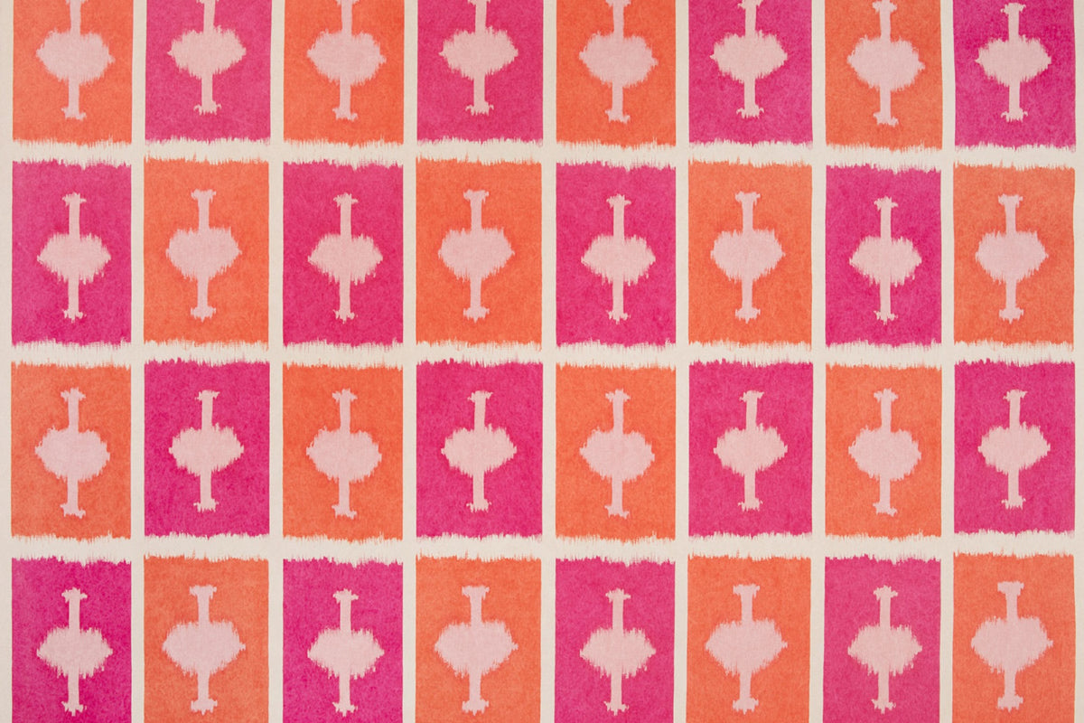 Ozone Fuchsia Wallpaper by Christopher Farr Cloth