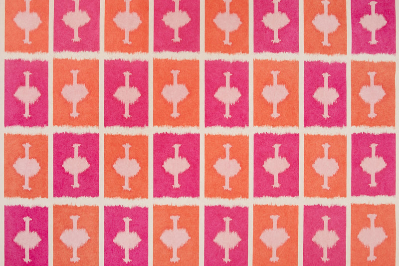 Ozone Fuchsia Wallpaper by Christopher Farr Cloth
