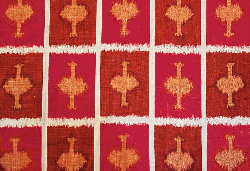 Ozone Ruby fabric by Christopher Farr Cloth