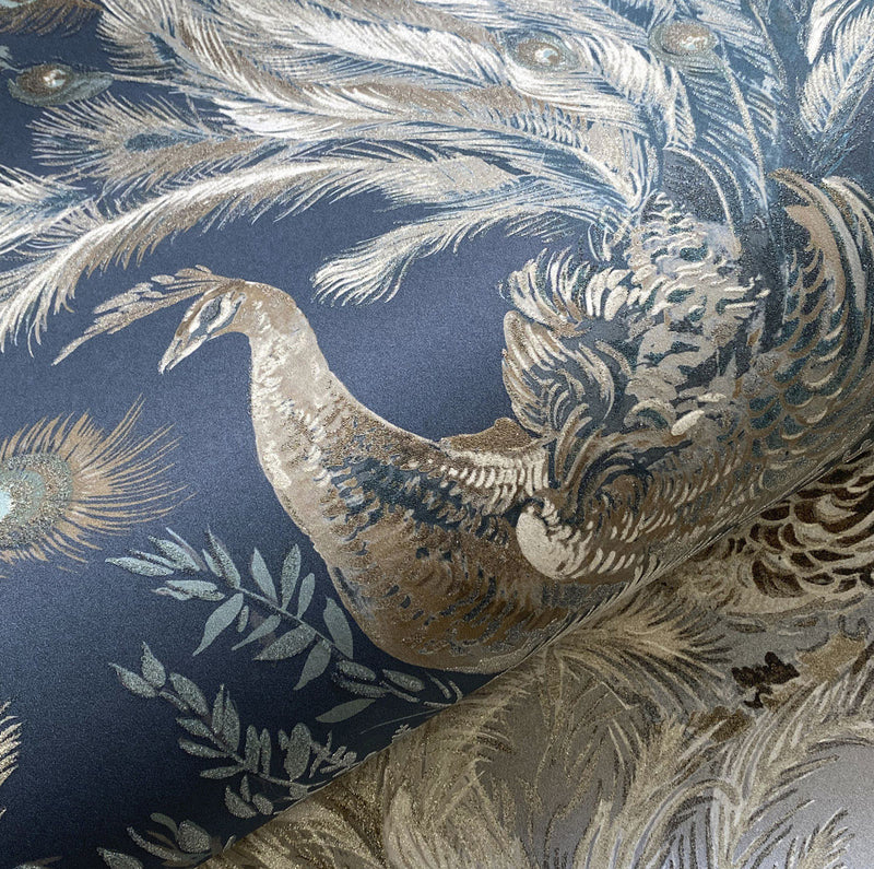 PA01614 Medici Beaded Pavone Admiral Wallpaper By Sketch Twenty 3