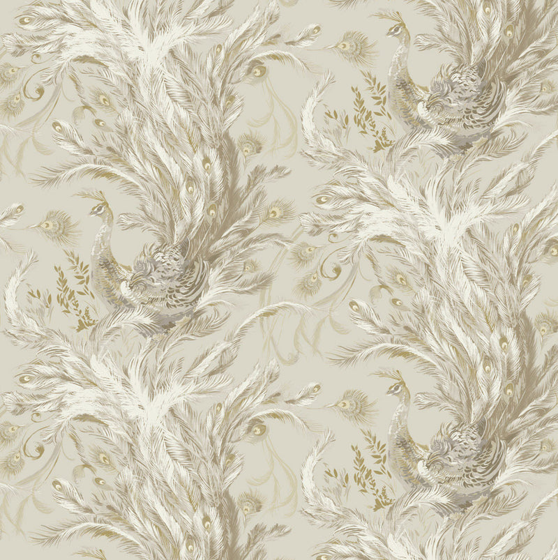 PA01617 Medici Beaded Pavone Opal Wallpaper By Sketch Twenty 3