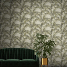 PA01626 Palmaria Pavone Olive Wallpaper By Sketch Twenty 3