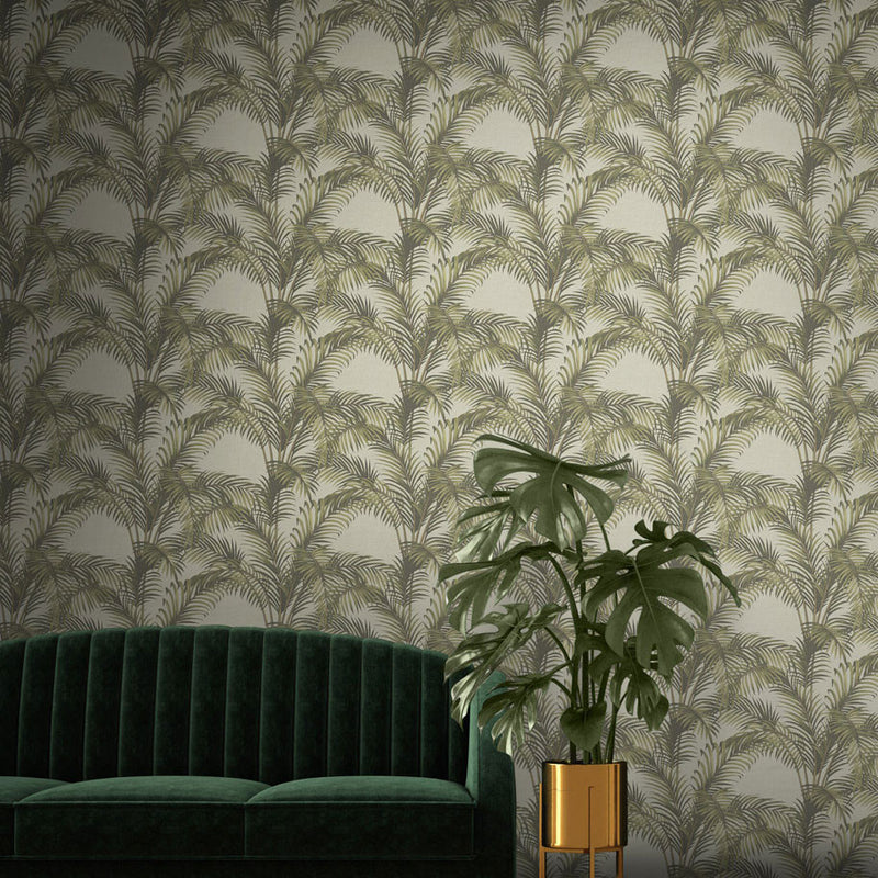 PA01626 Palmaria Pavone Olive Wallpaper By Sketch Twenty 3