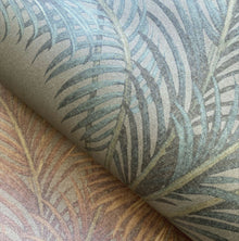 PA01628 Palmaria Pavone Teal Wallpaper By Sketch Twenty 3