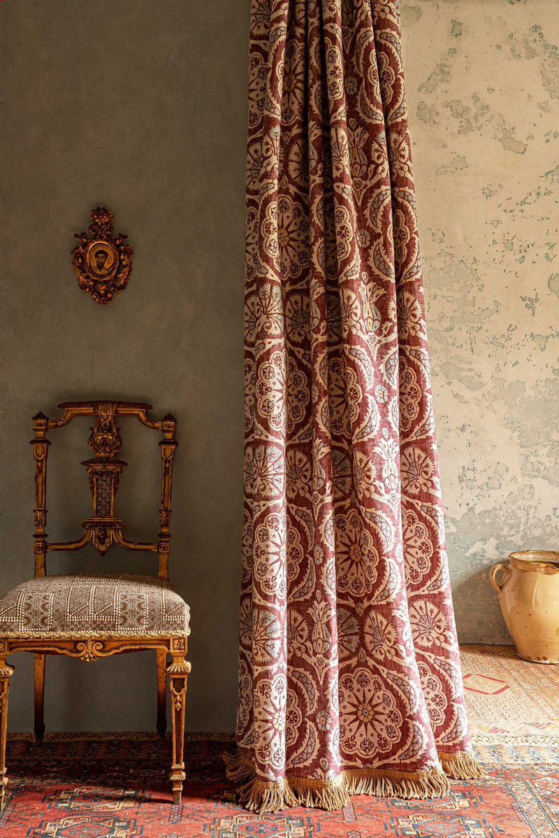 Pasha Halva Mediterranea Fabric by Lewis & Wood