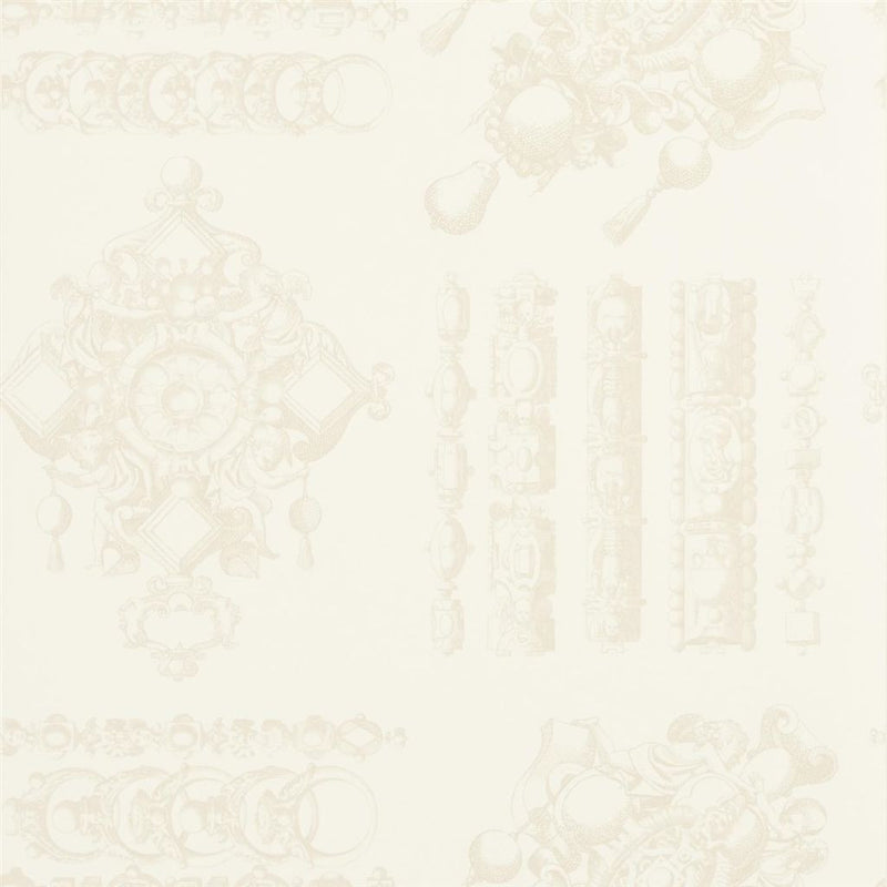 PCL020/04 La Main au Collet Belles Rives Wallpaper by Christian Lacroix