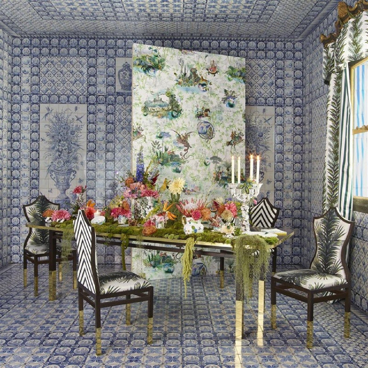 PCL1003/01 Reveries Scenes and Murals Wallpaper By Designers Guild