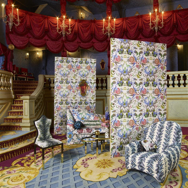 PCL1007/01 Noailles Au Theatre Ce Soir Wallpaper By Christian Lacroix