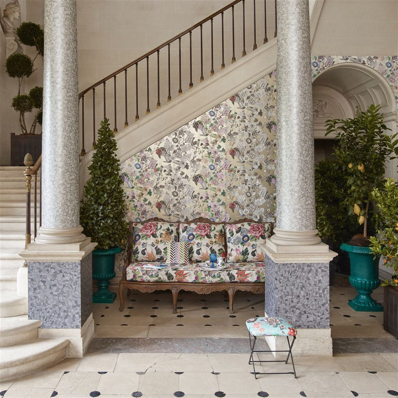 PCL695/01 Malmaison Incroyables et Merveilleuses Wallpaper By Christian Lacroix