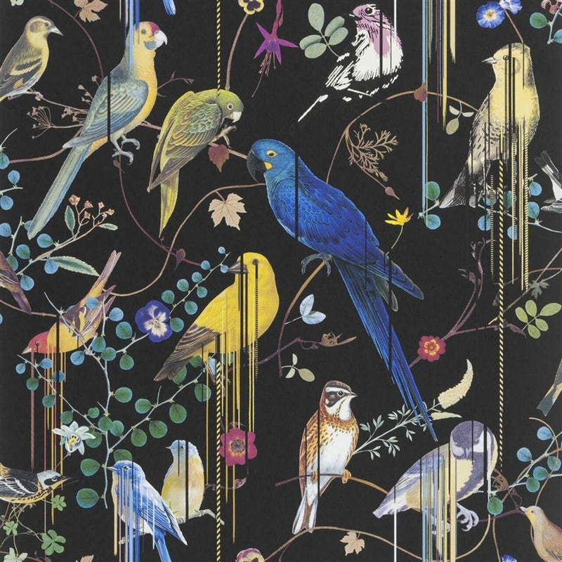 PCL7017/01 Birds Sinfonia Histoires Naturelles Wallpaper by Christian Lacroix