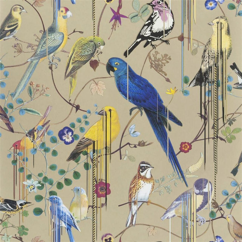PCL7017/04 Birds Sinfonia Histoires Naturelles Wallpaper by Christian Lacroix