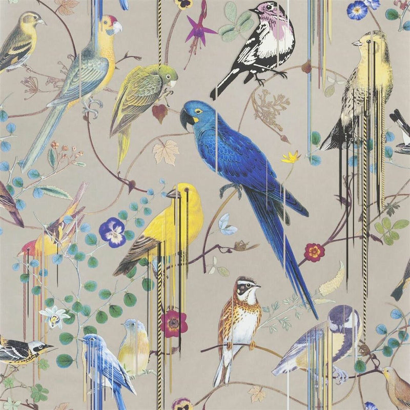 PCL7017/05 Birds Sinfonia Histoires Naturelles Wallpaper by Christian Lacroix
