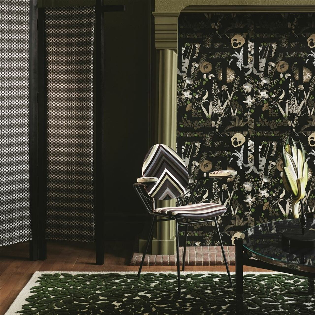 PCL7018/06 Primavera Labyrinthum Histoires Naturelles Wallpaper by Christian Lacroix
