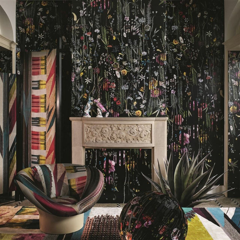 PCL7020/01 Babylonia Nights Panoramic Histoires Naturelles Wallpaper by Christian Lacroix