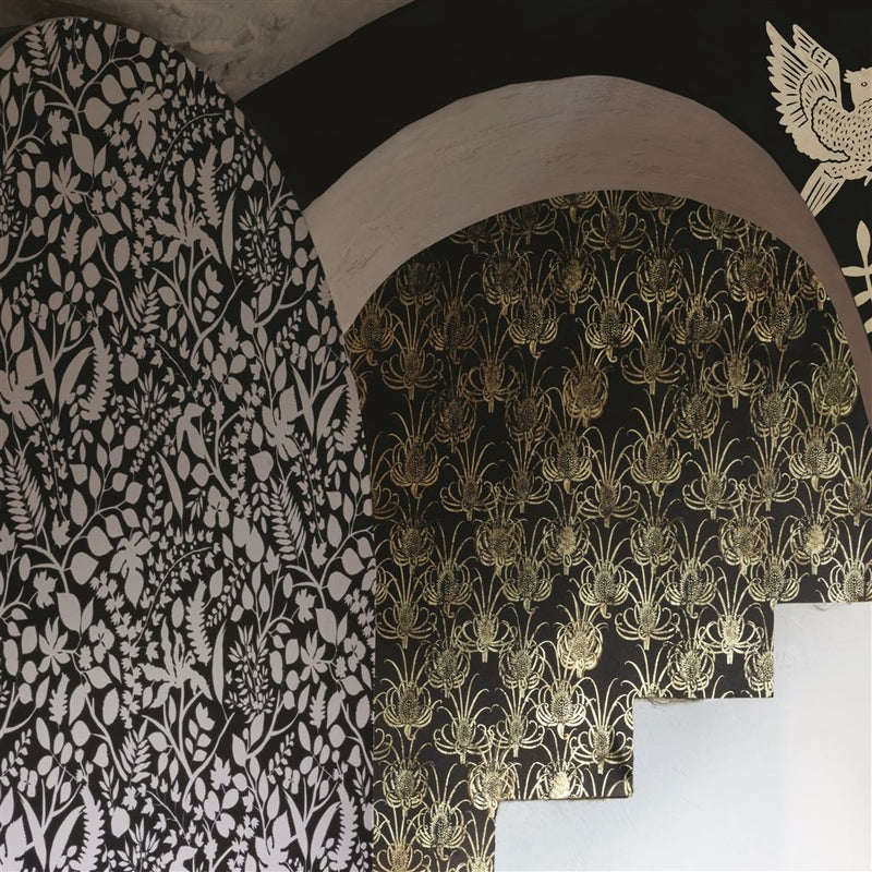 PCL7027/02 Les Centaurees Paradis Barbares Wallpaper By Christian Lacroix