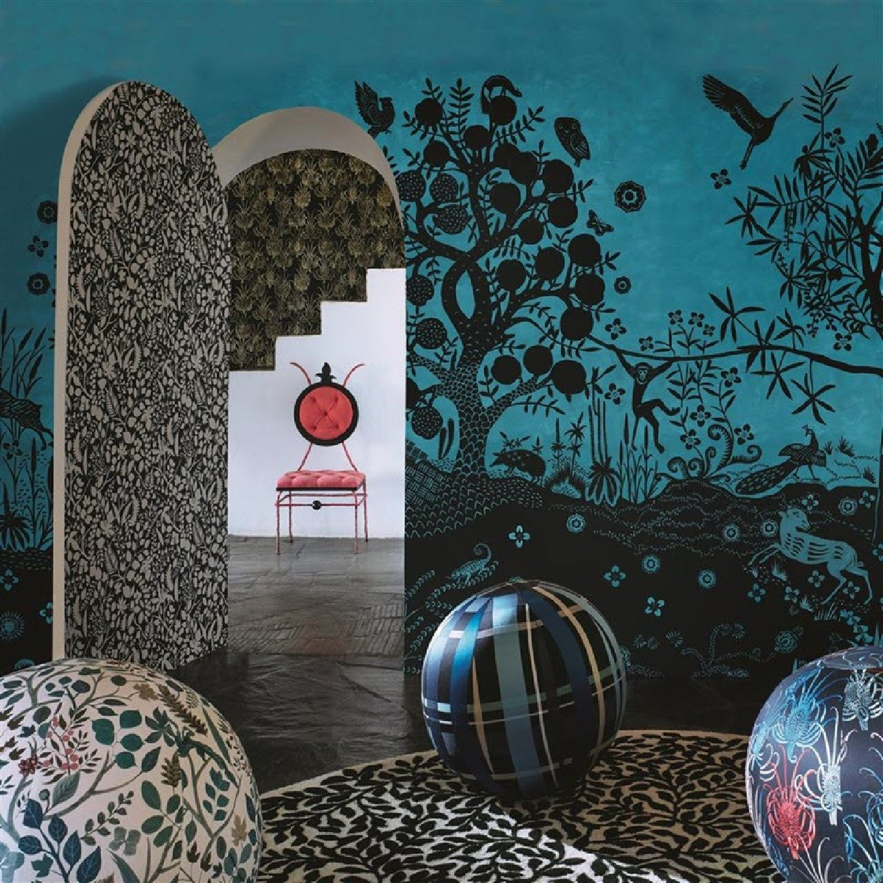 PCL7030/03 Bois Paradis Scenes and Murals Wallpaper By Designers Guild