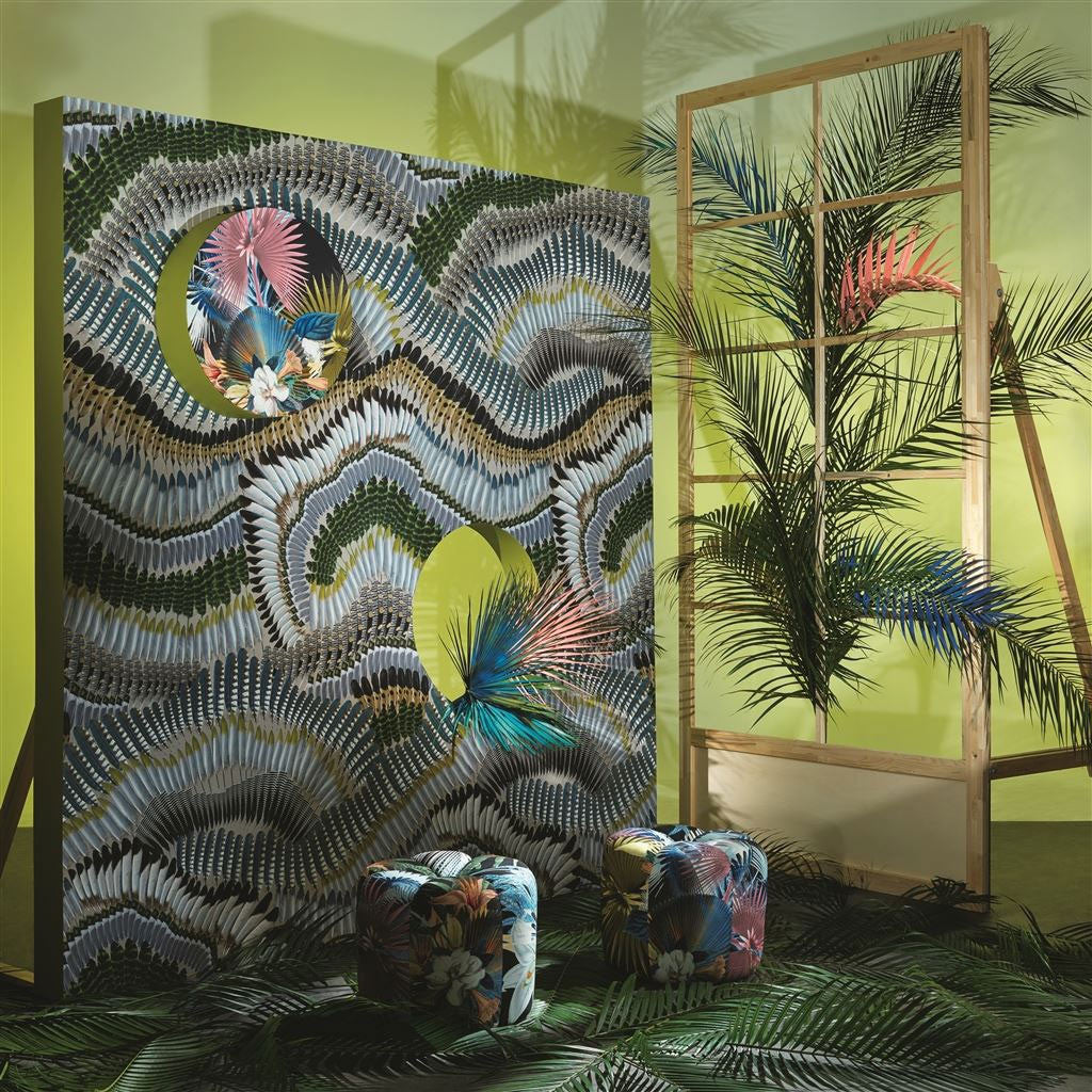 PCL7033/01 Prete moi ta plume Printemps Scenes and Murals II Wallpaper By Designers Guild