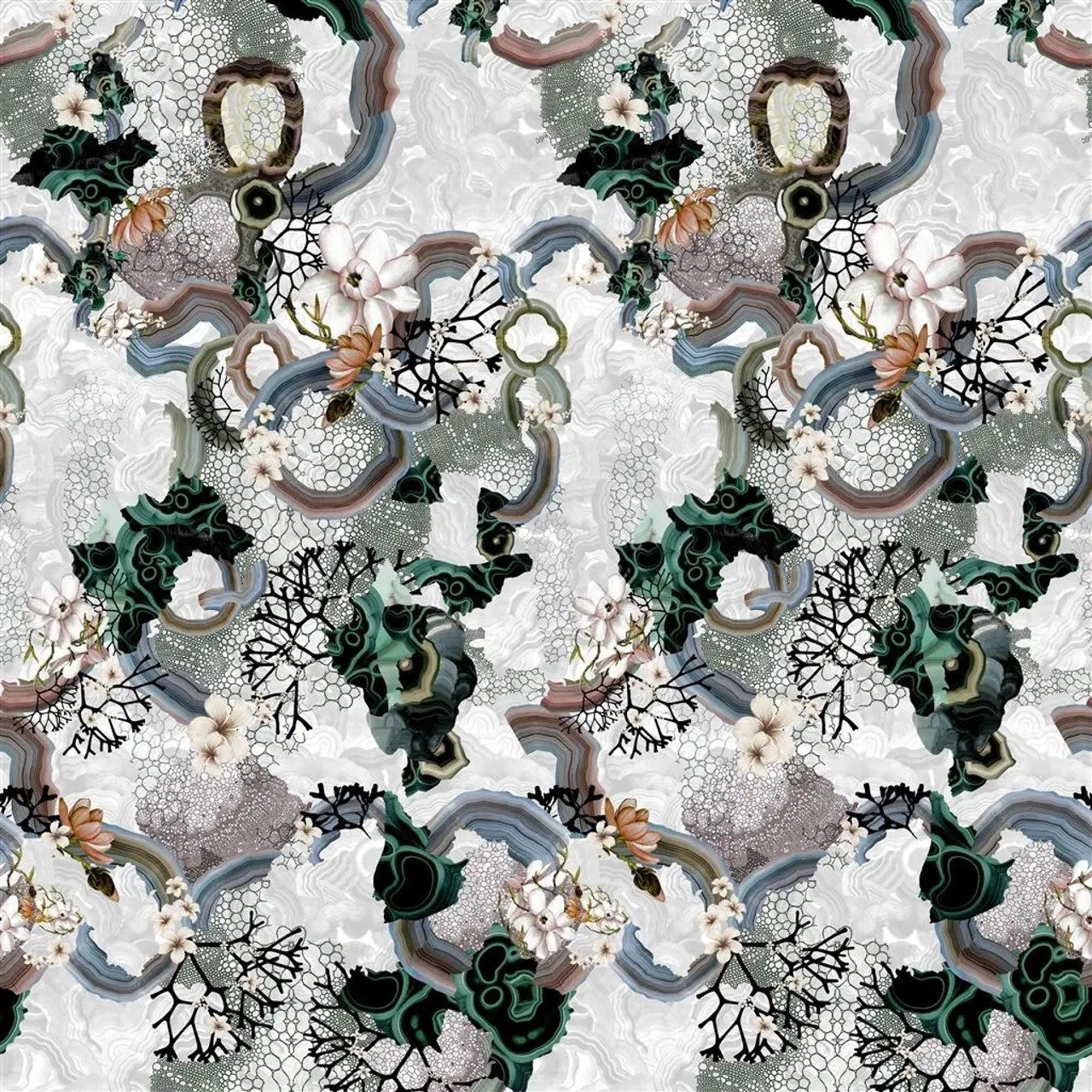 PCL7041/03 Algae Bloom Utopia Wallpaper by Christian Lacroix