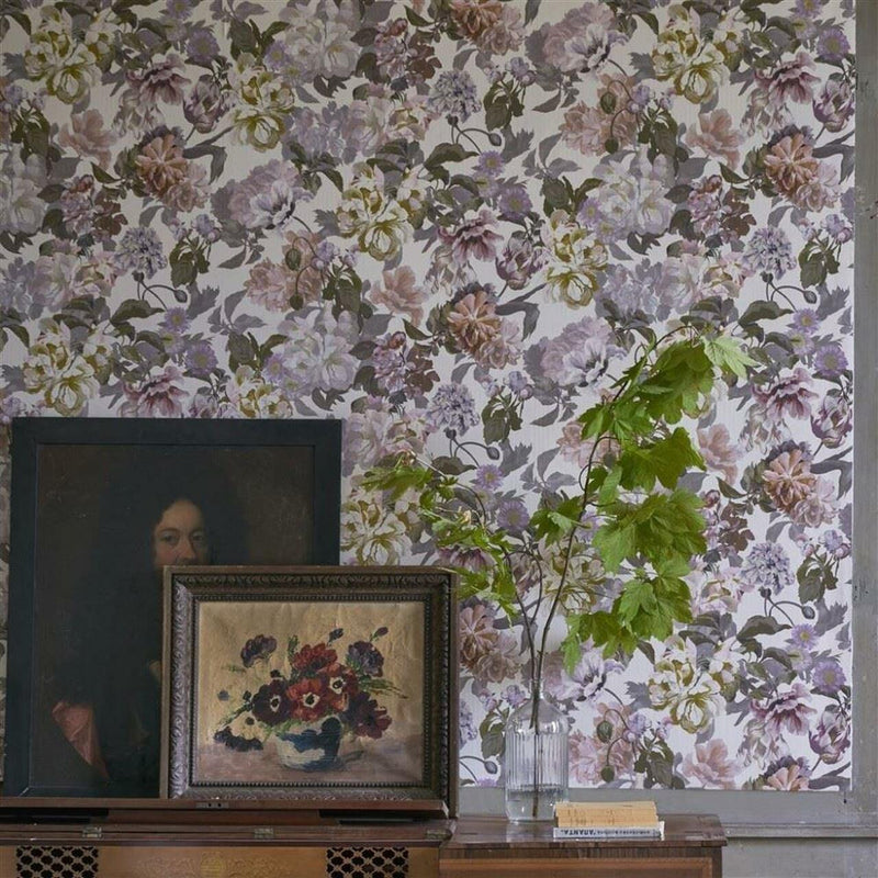 PDG1033/03 Delft Flower Tulipa Stellata Wallpaper By Designers Guild