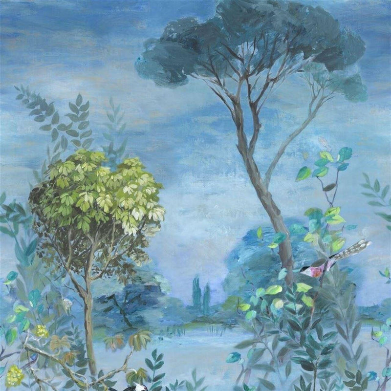 PDG1056/01 Giardino Segreto Scene 1 Mandora Wallpaper By Designers Guild