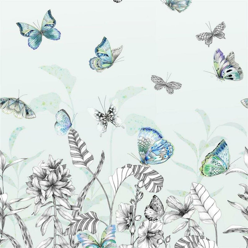 PDG1058/02 Papillons Mandora Wallpaper By Designers Guild