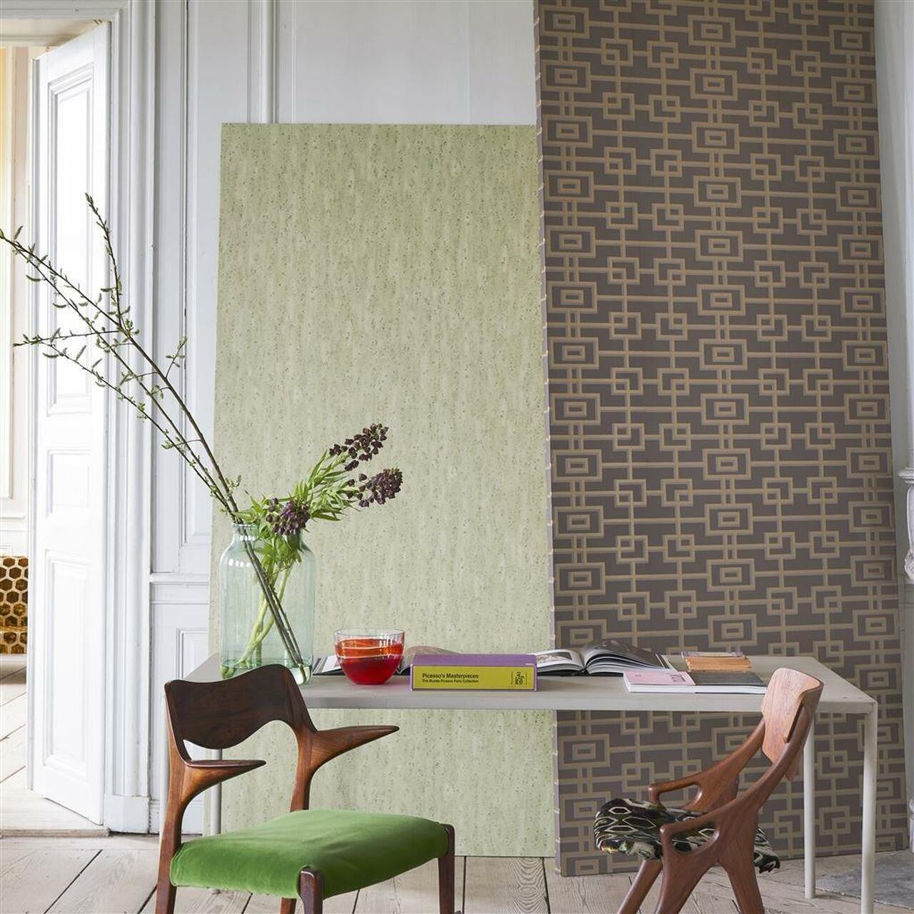 PDG1063/01 Shirakawa Zardozi Wallpaper By Designers Guild