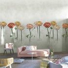 PDG1100/01 Tourangelle Scene 2 Foscari Peony Fresco Wallpaper By Designers Guild