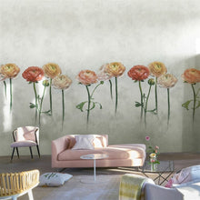 PDG1100/01 Tourangelle Scene 2 Foscari Peony Fresco Wallpaper By Designers Guild