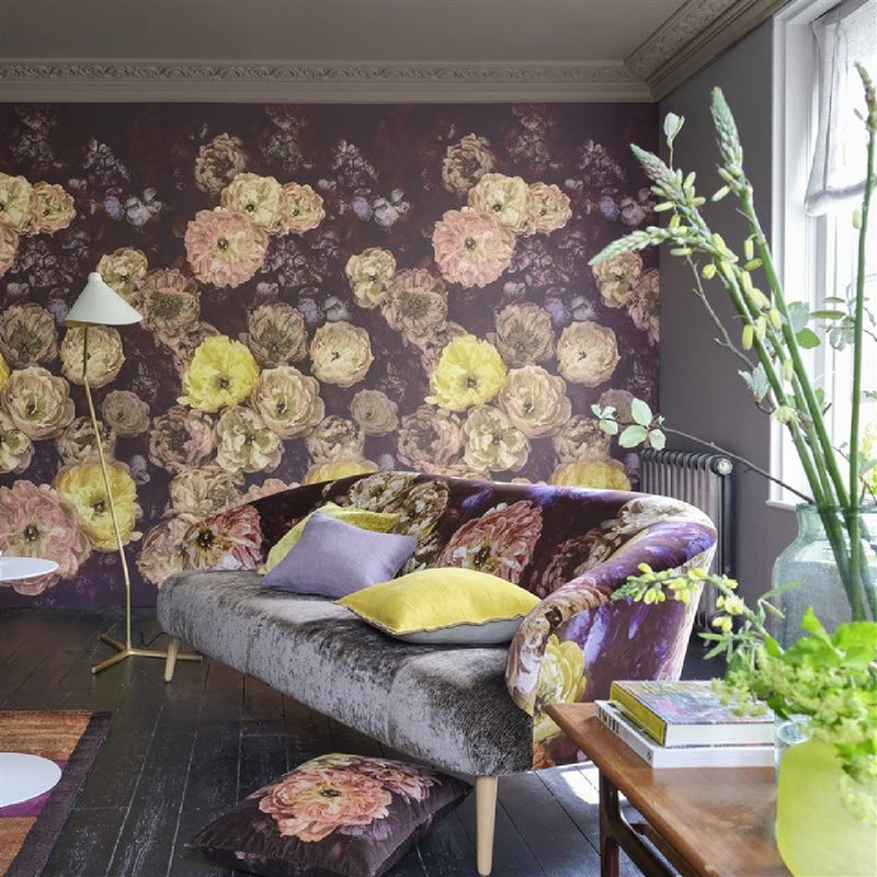 PDG1107/01 Le Poeme De Fleurs Scenes and Murals Wallpaper By Designers Guild