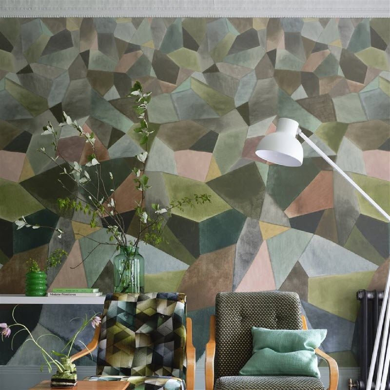 PDG1110/01 Geo Moderne Scenes and Murals Wallpaper By Designers Guild
