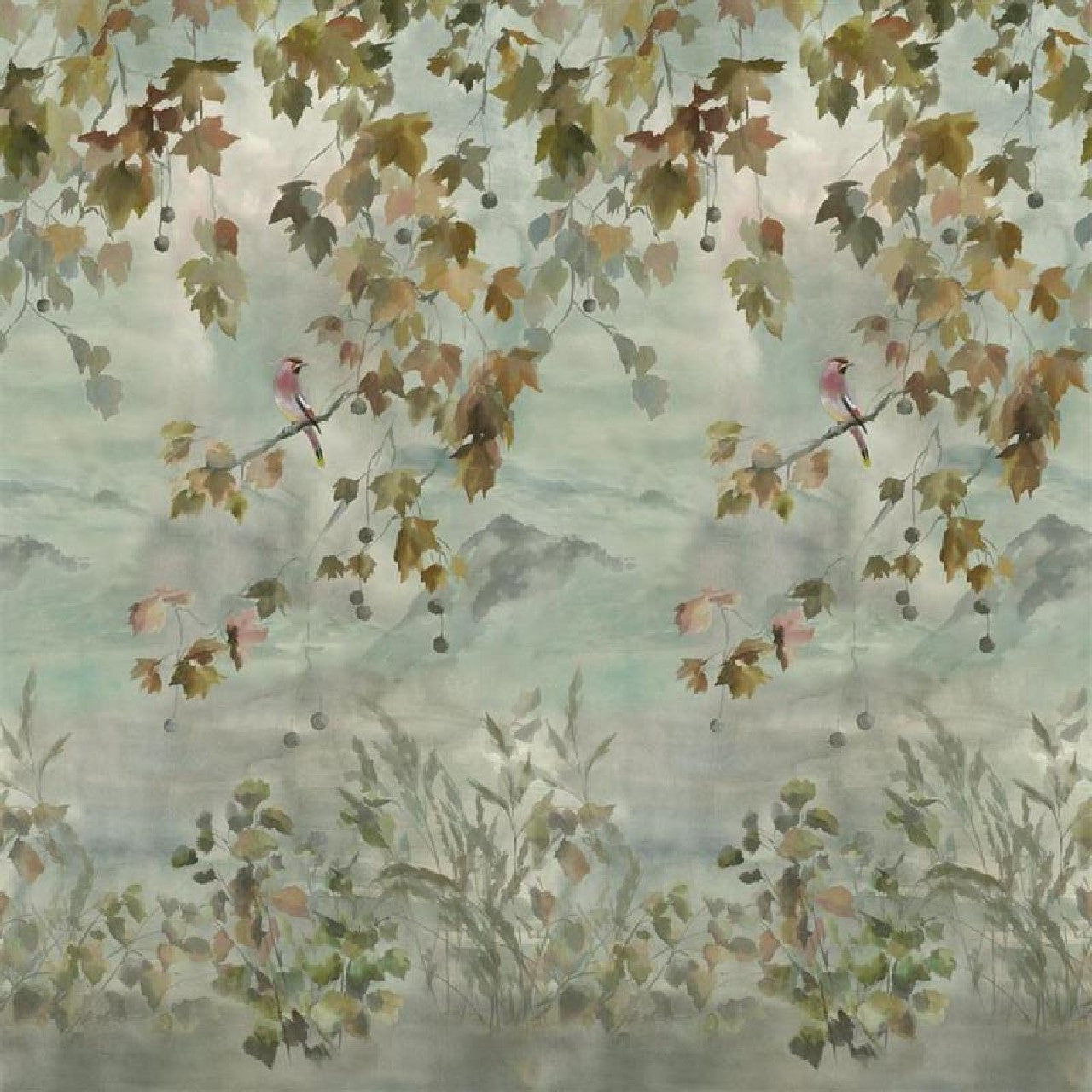 PDG1112/01 Miyako Scene 2 Scenes and Murals Wallpaper By Designers Guild