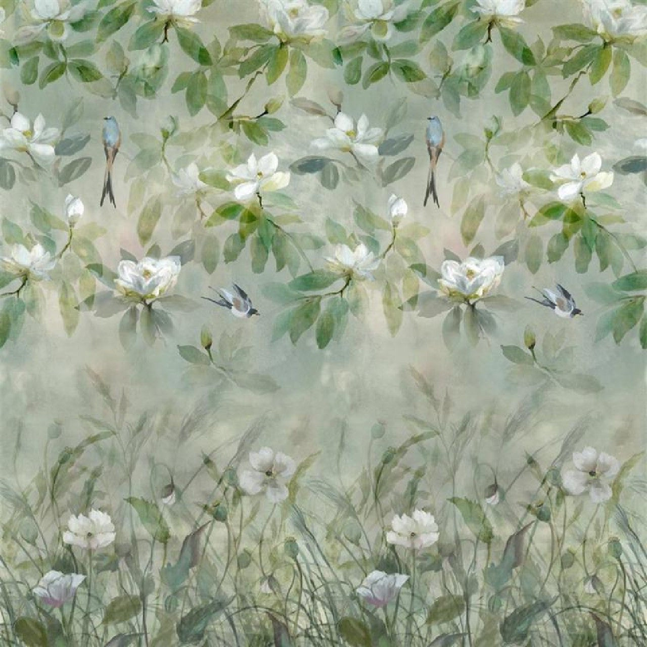 PDG1113/01 Kiyosumi Scenes and Murals Wallpaper By Designers Guild