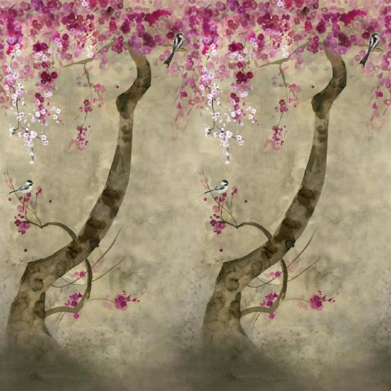 PDG1117/01 Shinsha Scene 2 Scenes and Murals Wallpaper By Designers Guild