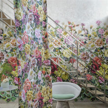 PDG1123/01 Grandiflora Rose Grasscloth Scenes and Murals II Wallpaper By Designers Guild