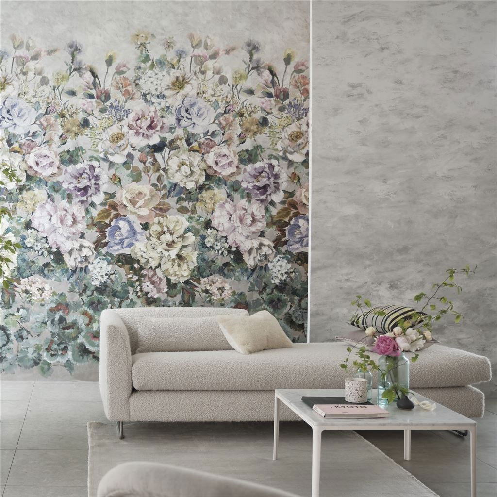 PDG1123/02 Grandiflora Rose Scenes and Murals II Wallpaper By Designers Guild