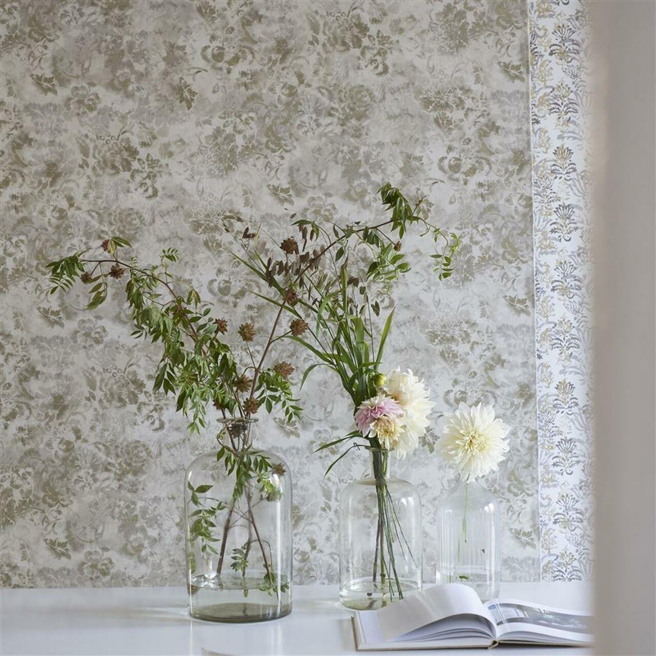 PDG1130/01 Kasavu Minakari Wallpaper by Designers Guild