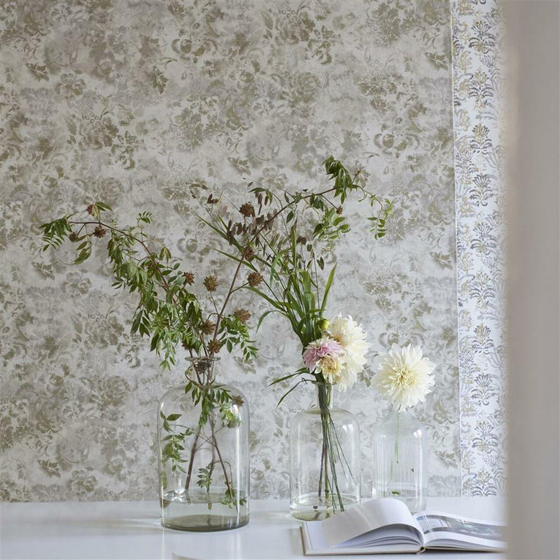 PDG1130/01 Kasavu Minakari Wallpaper by Designers Guild