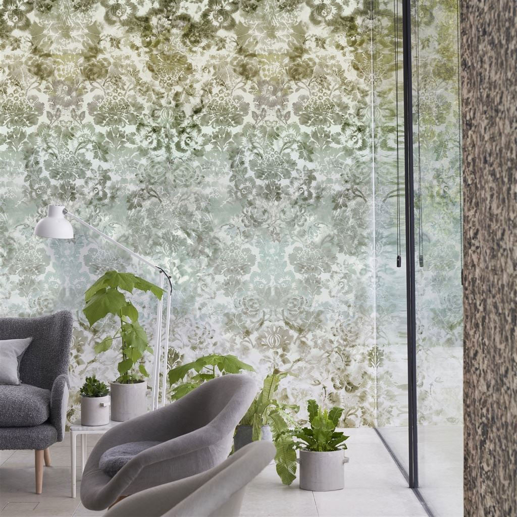 PDG1139/01 Tarbana Damask Scenes and Murals II Wallpaper By Designers Guild