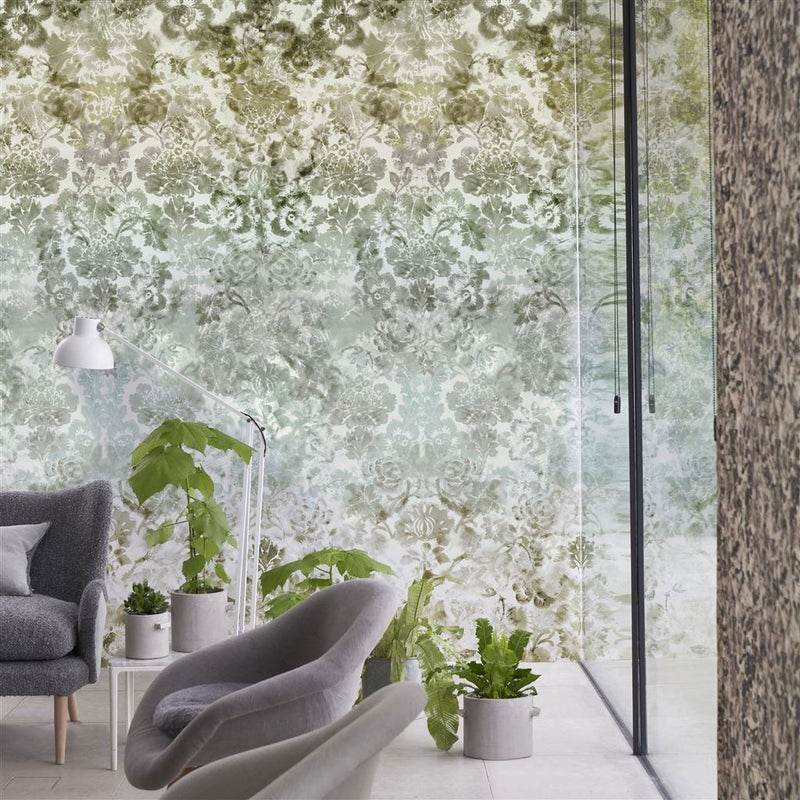 PDG1139/01 Tarbana Damask Scenes and Murals II Wallpaper By Designers Guild