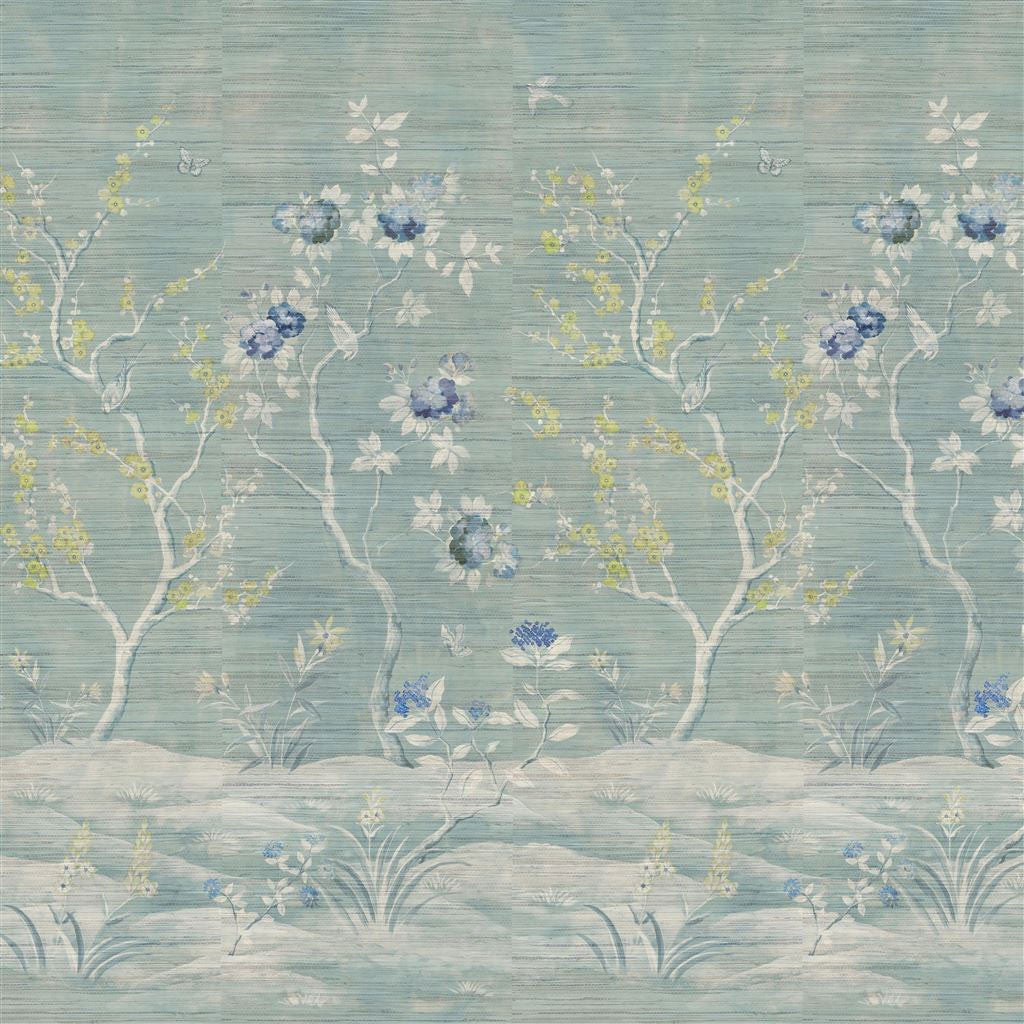 PDG1145/02 Manohari Grasscloth Scenes and Murals II Wallpaper By Designers Guild