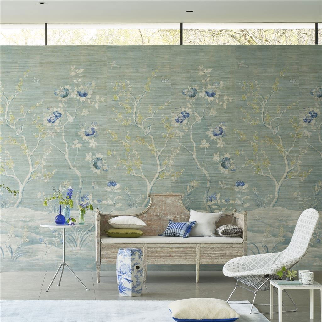 PDG1145/02 Manohari Grasscloth Scenes and Murals II Wallpaper By Designers Guild