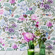 PDG1146/01 Porcelaine De Chine Fuchsia Wallpaper by Designers Guild