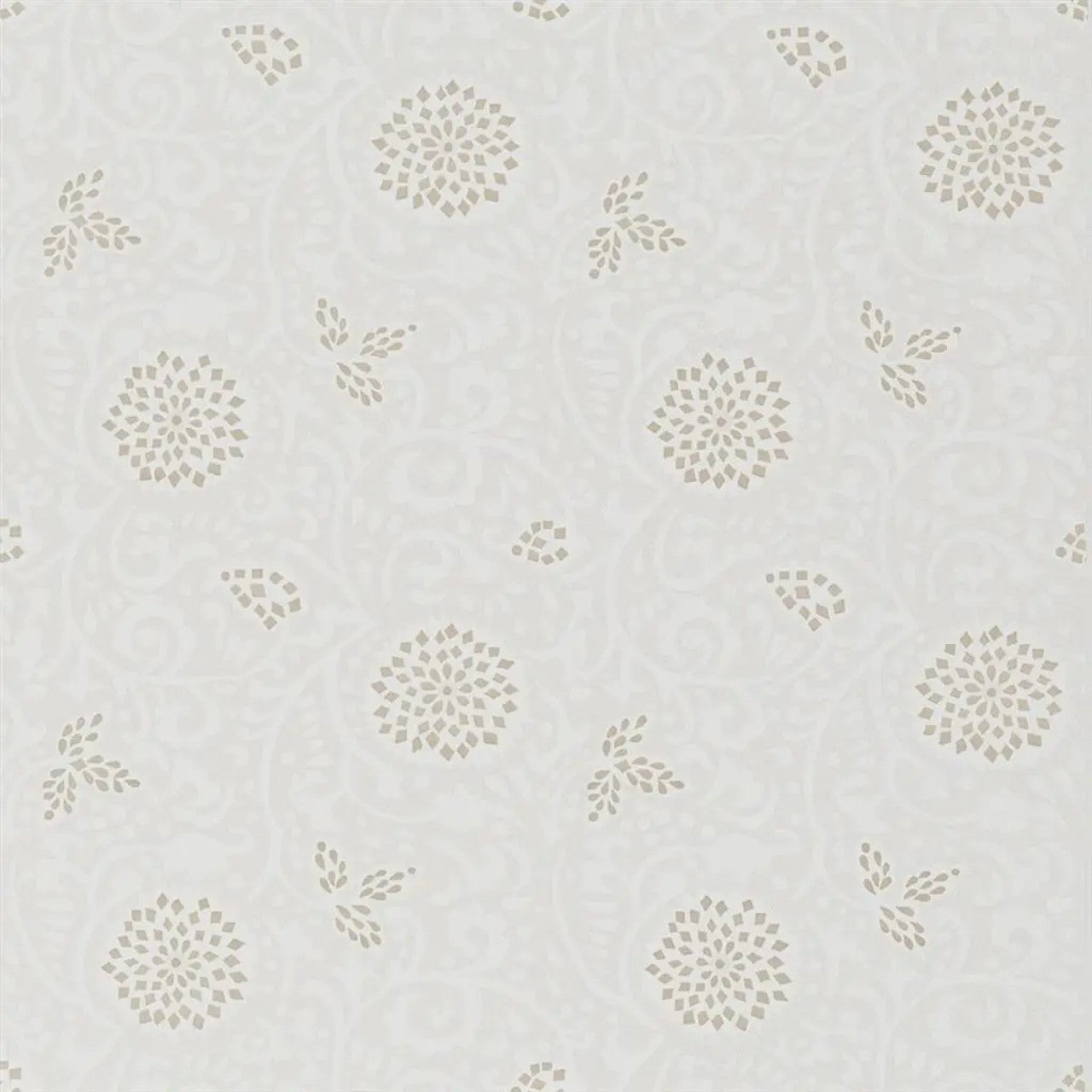 PDG1147/01 Shaqui Porcelaine De Chine Pearl Wallpaper by Designers Guild