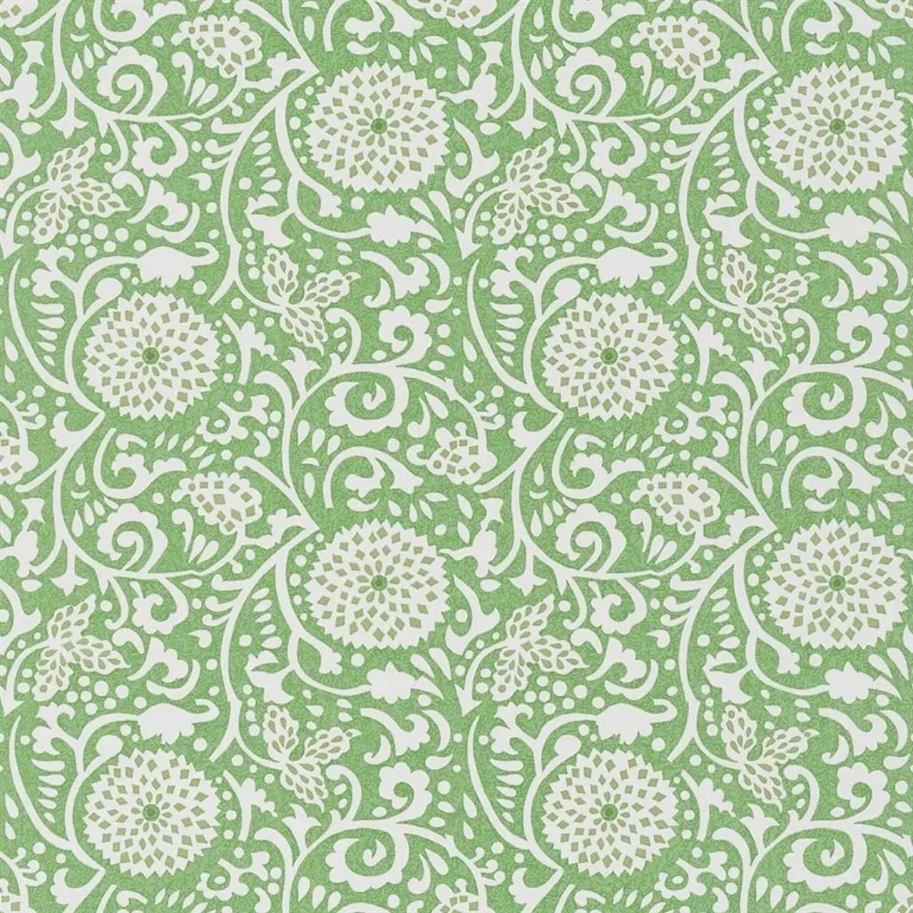 PDG1147/06 Shaqui Porcelaine De Chine Emerald Wallpaper by Designers Guild